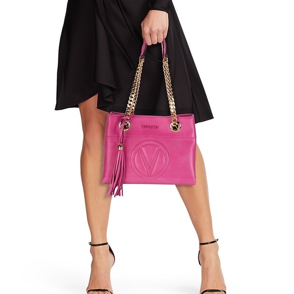 Valentino Handbags - Valentino Kali Sauvage Leather Chain Shoulder Bagp